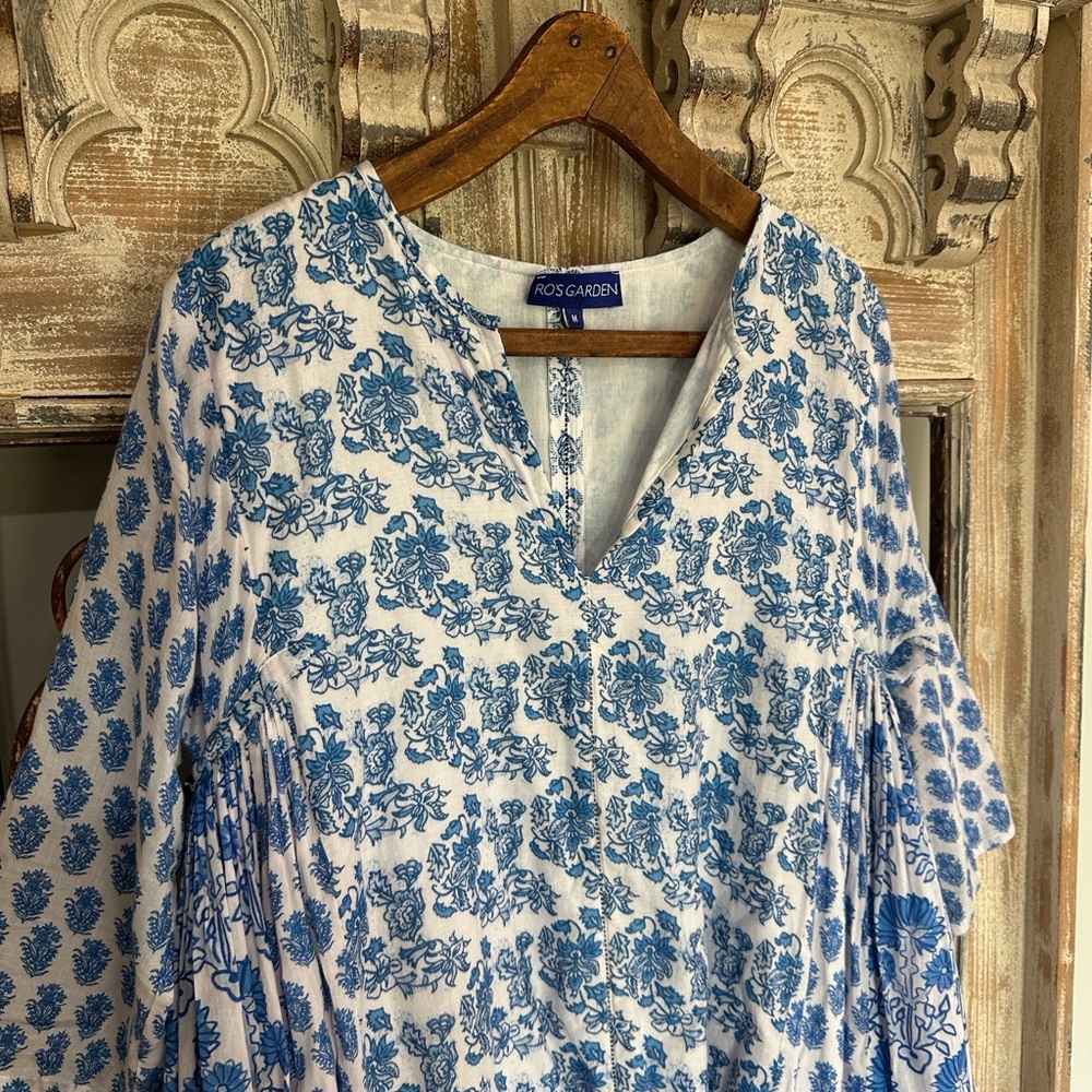 Ro’s Garden / Anthropology Cotton swing dress - Picture 3 of 11